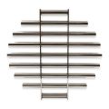 Food Industry Grade Stainless Steel Magnetic Separator Grid - 10,000 Gauss (Size Options Available)