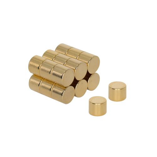 5mm x 4mm N35 Magnet (Gold Plated) - 0.66kg Pull