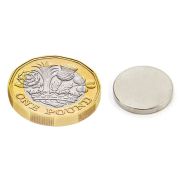 15mm dia x 2mm thick Samarium Cobalt Magnet - 1.4kg Pull