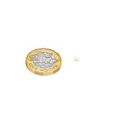 3mm dia x 0.5mm thick N42 Neodymium Magnet - 0.08kg Pull