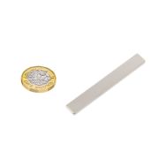 75 x 10 x 3 mm thick N42 Neodymium Magnet - 10.3kg Pull