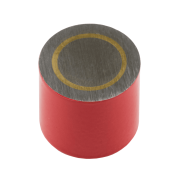 20.5mm dia x 19mm thick Alnico 5 Deep Pot Magnet c/w M6 threaded hole - 4kg Pull