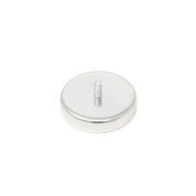 50mm dia x 10mm thick Ferrite Pot Magnet with M5 External Thread - 22.6kg Pull