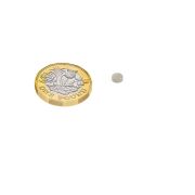 4mm dia x 1.5mm thick N42 Neodymium Magnet - 0.36kg Pull