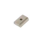 20 x 13.5 x 5mm thick Neodymium Channel Magnet w/ 3.3mm c/sunk hole - 8kg Pull