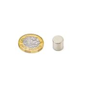10mm dia x 10mm thick N42 Neodymium Magnet - 3.9kg Pull
