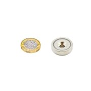 25mm dia x 8mm thick x 5mm c/sink N42 Neodymium Pot Magnet - 26kg Pull