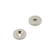 25mm dia x 5mm thick x 6.0mm c/sink Neodymium Magnet - 11.2kg Pull