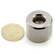 25mm dia x 20mm Samarium Cobalt Magnet - 12.3kg Pull