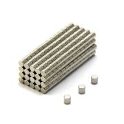 4mm dia x 4mm thick N42 Neodymium Magnet - 0.57kg Pull