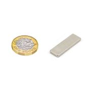 25 x 8 x 2mm thick N35 Neodymium Magnet - 2.1kg Pull