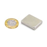 25 x 20 x 5mm thick N42 Neodymium Magnet - 9.9kg Pull
