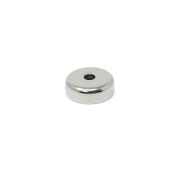 25mm dia x 8mm thick x 5mm c/sink N42 Neodymium Pot Magnet - 26kg Pull