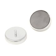 50mm dia x 10mm thick Ferrite Pot Magnet with M5 External Thread - 22.6kg Pull