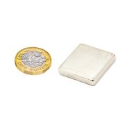 25 x 25 x 5mm thick N42 Neodymium Magnet - 11kg Pull