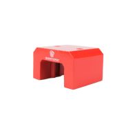 Red Alnico Horseshoe Magnet - 37kg Pull (70 x 41 x 57mm)