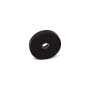 31mm dia x 6mm thick Rubber Coated N42 Neodymium "2 Pole" Pot Magnet