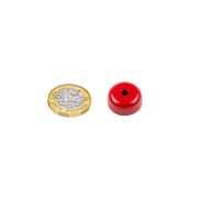 19.1mm dia x 7.75mm thick Alnico Shallow Pot Magnet c/w 3.7mm dia countersunk hole - 3kg Pull