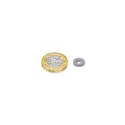 10mm dia x 2mm thick x 3.2mm c/sink PTFE Coated N42 Neodymium Magnet