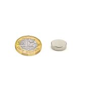 14mm dia x 4mm thick N42 Neodymium Magnet - 3.4kg Pull
