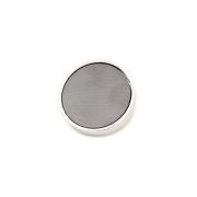 50mm dia x 10mm thick Ferrite Pot Magnet with M5 External Thread - 22.6kg Pull