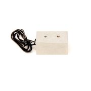 63.5 x 38.1 x 31.75mm thick Electromagnet with 5mm Mounting Hole - 91kg Pull (12V DC / 5W)