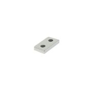 20 x 10 x 3mm thick x 3.5mm c/s N42 Neodymium Magnets - 4.2kg Pull