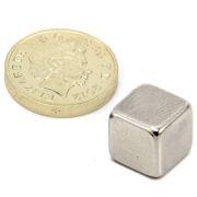 10 x 10 x 10mm thick N42 Neodymium Magnet - 4.7kg Pull