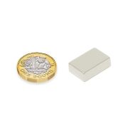 19 x 13 x 6mm thick N42 Neodymium Magnet - 7.2kg Pull