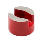 19mm dia x 12.7mm thick Alnico Button Magnet c/w 5mm dia central hole - 1.8kg Pull