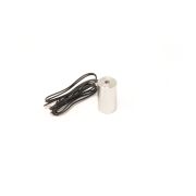 19.05mm dia x 31.75mm thick Electromagnet with 5mm Mounting Hole - 4.5kg Pull (12V DC / 2W)