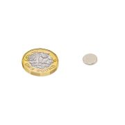 8mm dia x 1mm thick N42 Neodymium Magnet - 0.44kg Pull