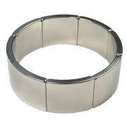 37.5 O.R x 33.5 I.R x 25mm x 4mm thick N42 Neodymium Arc Magnet