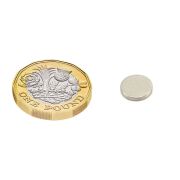 10mm dia x 1.5mm thick N45SH Neodymium  Magnet - 1kg Pull