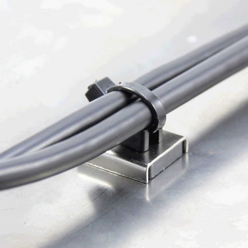 Magnetic Cable Tie Mount  26 x 23 x 6.3mm thick 6.1kg Pull