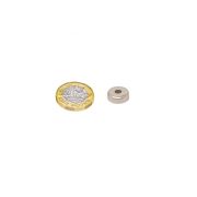 12mm dia x 4.5mm thick x 3mm c/sink N42 Neodymium Pot Magnet - 3.9kg Pull