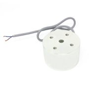 80mm dia x 50mm thick Energise to Release Electromagnet with M8 Mounting Holes - 80kg Pull (24V DC / 40W)