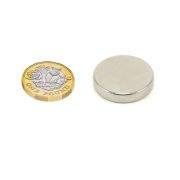 25mm dia x 5mm thick N42 Neodymium Magnet - 9.3kg Pull