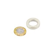 25mm O.D x 16mm I.D x 5mm thick Unmagnetised Neodymium Ring