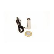 12.7mm dia x 38.1mm thick Electromagnet with 3.5mm Mounting Hole - 1.8kg Pull (12V DC / 1.4W)
