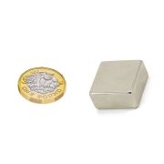 20 x 20 x 10mm thick N42 Neodymium Magnet - 14.2kg Pull