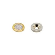 20mm dia x 4mm thick x 5.2mm c/sink Neodymium Magnet - 6.7kg Pull