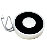 152.4mm dia x 31.75mm thick Electromagnet with 2x 6mm Mounting Hole - 454kg Pull (12V DC / 7.8W)