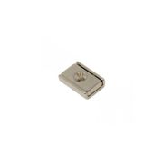 20 x 13.5 x 5mm thick Neodymium Channel Magnet w/ 3.3mm c/sunk hole - 8kg Pull