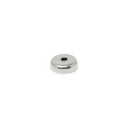16mm dia x 5mm thick x 3mm c/sink N42 Neodymium Pot Magnet - 9.6kg Pull