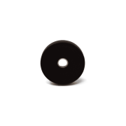 31mm dia x 6mm thick Rubber Coated N42 Neodymium "2 Pole" Pot Magnet
