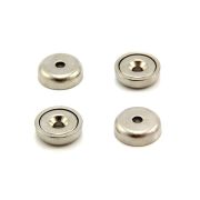 16mm dia x 5mm thick x 3mm c/sink N42 Neodymium Pot Magnet - 9.6kg Pull